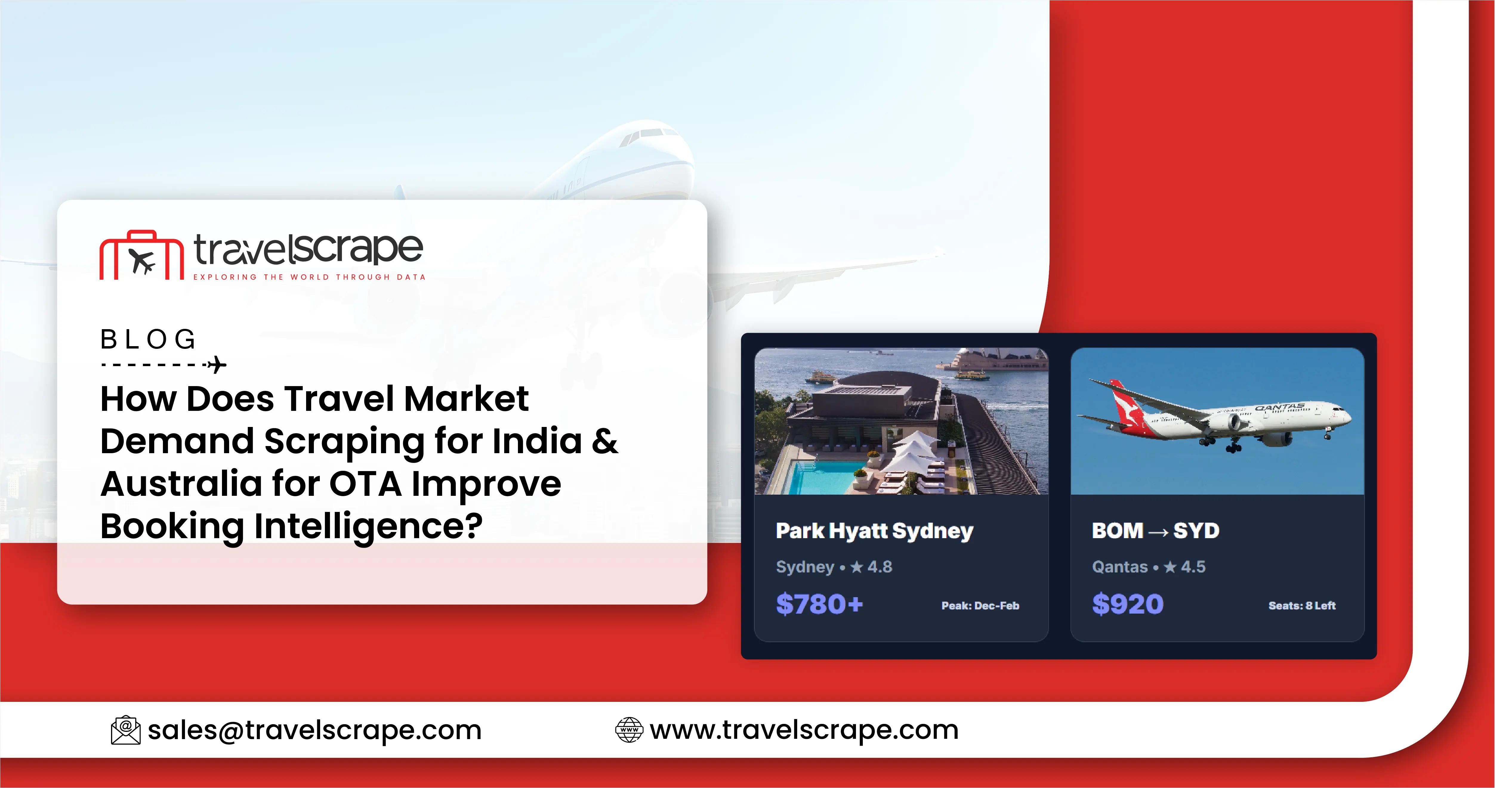 Travel Market Demand Scraping for India & Australia for OTA